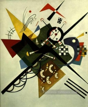 Sur blanc II Expressionnisme art abstrait Wassily Kandinsky Peinture à l'huile